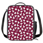 Japanese Origami Crane Pattern Print Crossbody Lunch Bag