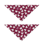 Japanese Origami Crane Pattern Print Dog Bandana