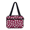 Japanese Origami Crane Pattern Print Double Strap Bible Bag