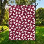Japanese Origami Crane Pattern Print Garden Flag