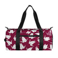 Japanese Origami Crane Pattern Print Gym Bag