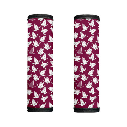 Japanese Origami Crane Pattern Print Handle Covers