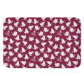 Japanese Origami Crane Pattern Print Indoor Door Mat