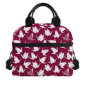 Japanese Origami Crane Pattern Print Insulated Lunch Bag