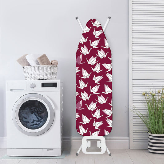 Japanese Origami Crane Pattern Print Ironing Board Cover
