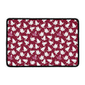 Japanese Origami Crane Pattern Print Kitchen Mat