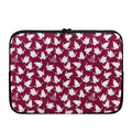 Japanese Origami Crane Pattern Print Laptop Sleeve