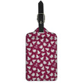 Japanese Origami Crane Pattern Print Luggage Tag