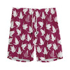 Japanese Origami Crane Pattern Print Men's Sports Shorts