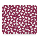 Japanese Origami Crane Pattern Print Mouse Pad