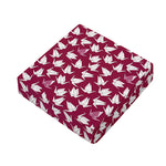 Japanese Origami Crane Pattern Print Outdoor Seat Cushion Cover