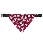 Japanese Origami Crane Pattern Print Over The Collar Dog Bandana