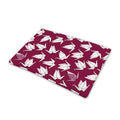 Japanese Origami Crane Pattern Print Pet Cooling Mat Cover