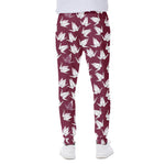 Japanese Origami Crane Pattern Print Scuba Joggers