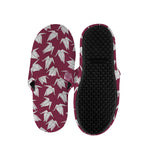 Japanese Origami Crane Pattern Print Slippers