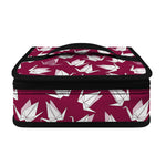 Japanese Origami Crane Pattern Print Small Lunch Bag