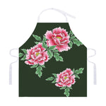 Japanese Peony Print Adjustable Apron