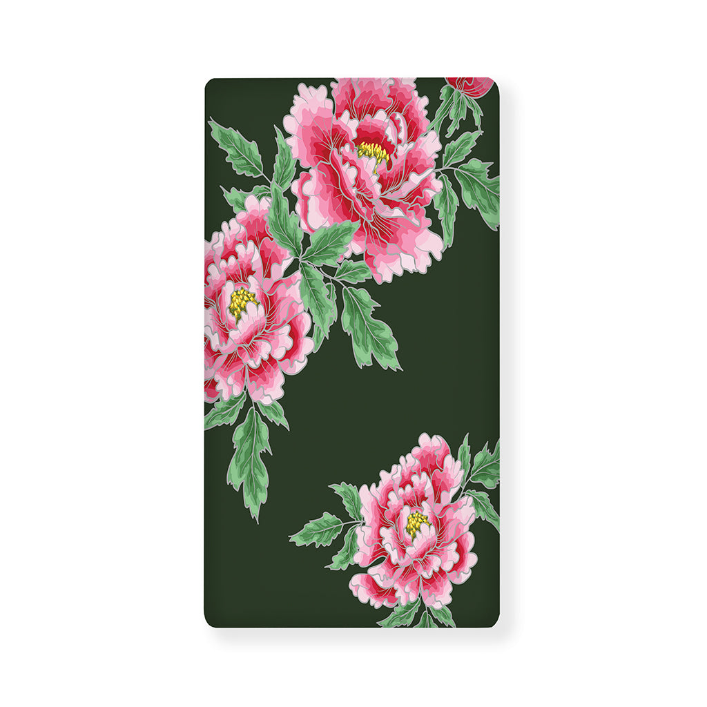 Japanese Peony Print Baby Crib Sheet