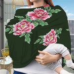 Japanese Peony Print Baby Seat Cover