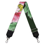 Japanese Peony Print Bag Strap