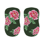 Japanese Peony Print Bar Stool Covers