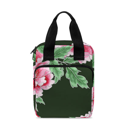 Japanese Peony Print Bible Tote Bag