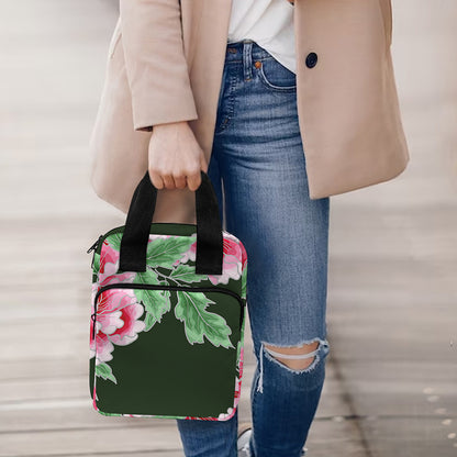 Japanese Peony Print Bible Tote Bag