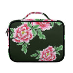 Japanese Peony Print Briefcase Bible Bag