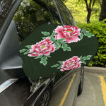 Japanese Peony Print Car Side Mirror Covers