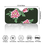 Japanese Peony Print Car Windshield Sun Shade