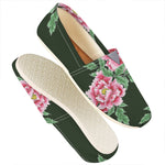 Japanese Peony Print Casual Shoes
