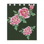Japanese Peony Print Curtain