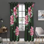 Japanese Peony Print Curtain