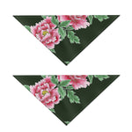 Japanese Peony Print Dog Bandana