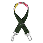 Japanese Peony Print Dog Seat Belt