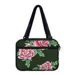 Japanese Peony Print Double Strap Bible Bag