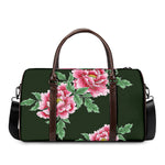 Japanese Peony Print Duffle Bag