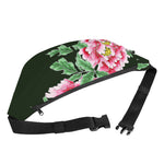 Japanese Peony Print Fanny Pack