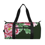 Japanese Peony Print Gym Bag