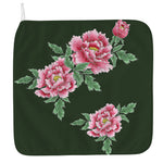 Japanese Peony Print Hand Towel