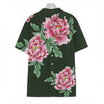Japanese Peony Print Hawaiian Shirt