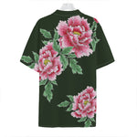 Japanese Peony Print Hawaiian Shirt