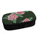 Japanese Peony Print Insulin Cooler Travel Case