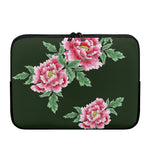 Japanese Peony Print Laptop Sleeve