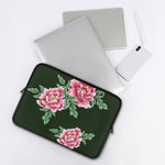 Japanese Peony Print Laptop Sleeve