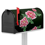 Japanese Peony Print Mailbox Cover