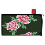 Japanese Peony Print Mailbox Cover
