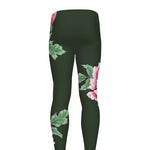 Japanese Peony Print Men's leggings