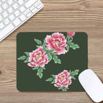 Japanese Peony Print Mouse Pad