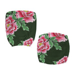 Japanese Peony Print Office Chair Cover